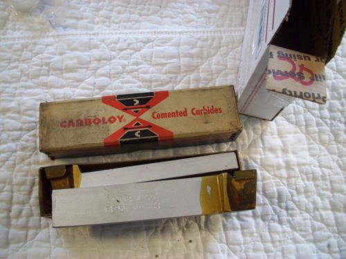 2 Carbaloy NOS Cemented Carbides Cutting Tools GL-55 883  From Metal Lathe Boxed