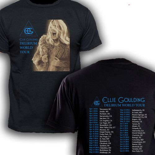 Ellie goulding delirium tour date 2016 t shirt tee size s m l xl 2xl 3xl 4xl 5xl for sale