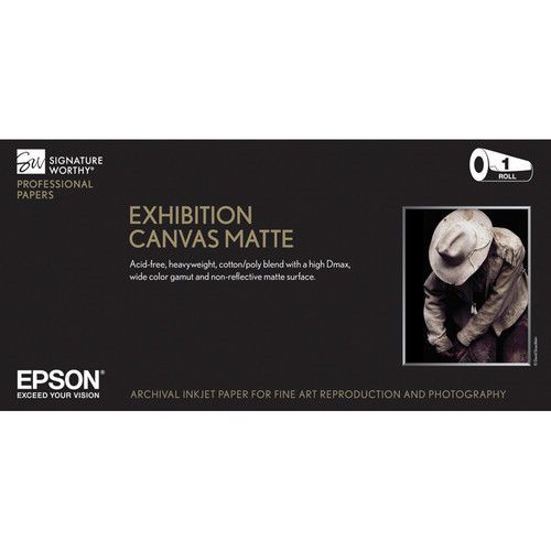 Brand new genuine epson s045260 exhibition canvas matte 60&#034; x 40&#039; roll 23mil for sale