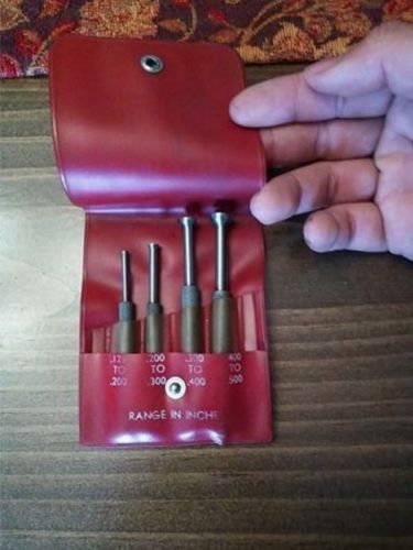 Starrett small hole gages set of 4 model no. s 831 e (.125 - .500) for sale