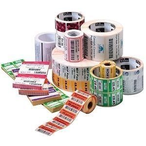 Zebra 10010040 Zebra Label Paper 2.25 x 0.5in Direct Thermal Zebra Z-Select 4000