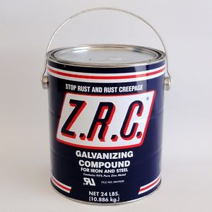 Zrc cold galvanizing compound 1 gallon can... 95% zinc (z.r.c.) 10003 for sale