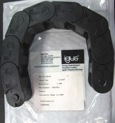 IGUS I-447 I447 200.03.055 20003055 16&#034; CABLE WIRE FLEX TRAC CARRIER HARNESS NEW