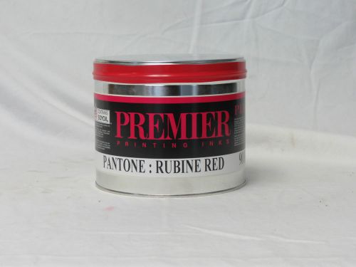 5 LBS PANTONE: RUBINE RED  COMMERCIAL  SHEETFED OFFSET PRINTING INK