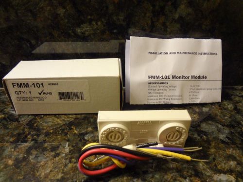 NEW Notifier FMM-101 Mini Monitor Module Assembly Fire Alarm Loop Input Device