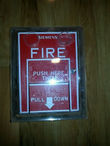 siemens ms-501 manual pullstation fire alarms new!!