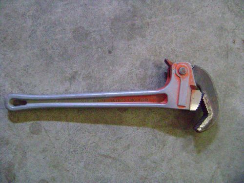 Ridgid Aluminum RapidGrip Model 18 pipe wrench