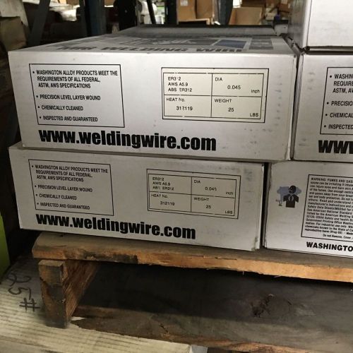 Washington Alloy Stainless Steel ER312 .045&#034; 25 lb Mig Welding Wire NEW