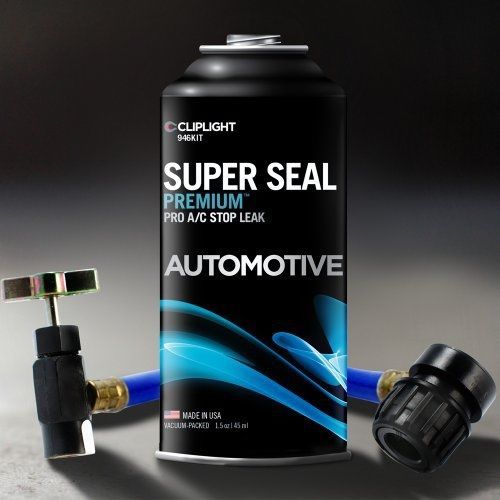 Cliplight  946KIT Super Seal Premium  A/C Stop Leak (Permanently Seals &amp;