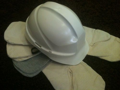 protective helmet construction Russia &#034;Luch&#034;,linen gloves 4 pair as a gift,