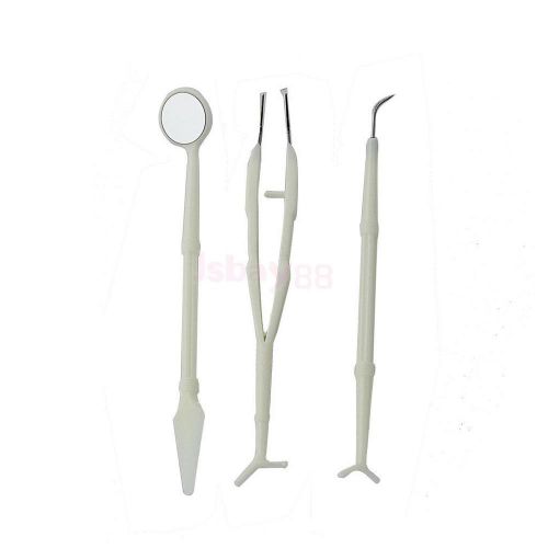 Dental tartar calculus plaque remover tooth scraper mirror scaler plier kit for sale