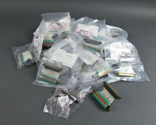 Lot of (25) dd-50s d-subs 50 position cristek to 3 row connectors m24308/26-1f for sale