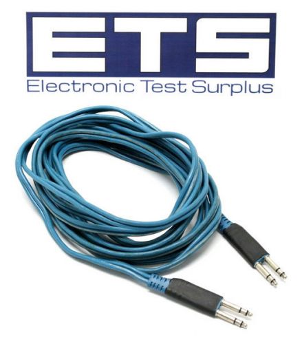 Telect 040-2000-015 Dual Bantam Plug Patch Cord Jumper Cable
