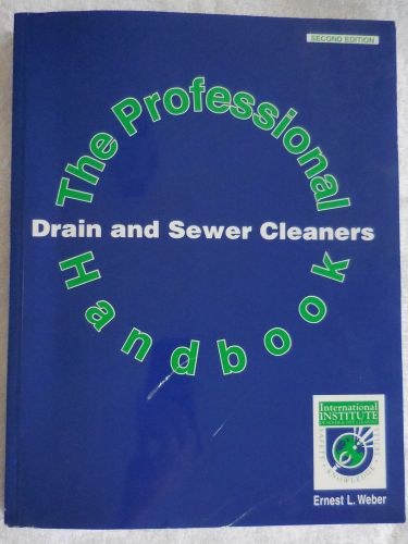Spartan tool 44262300 professional sewer and drain cleaners handbook for sale