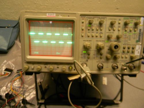 Tektronix 2445A 150 MHz Oscilloscope, HP 10435A 10:1 Probe, 2 Minigrabber Clips