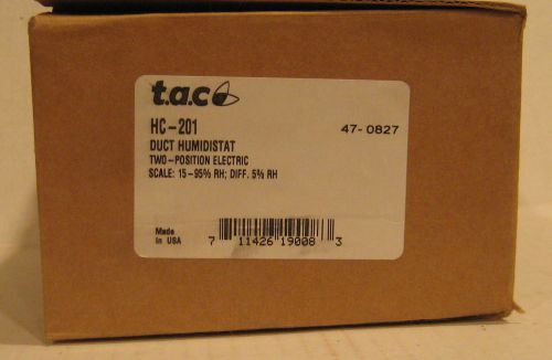 Duct Humidistat  T.A.C HC-201  120V/240V Two Position
