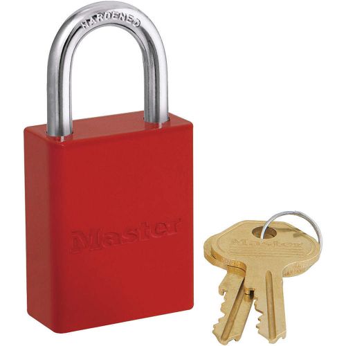 NEW Master Lock Padlock 4RD97 High Visibility Lockout Padlock