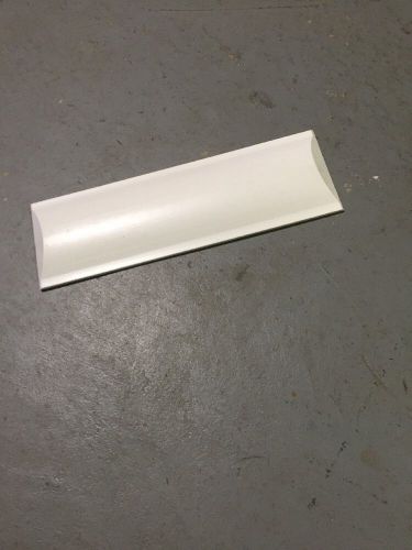 Small Speed Bump Plastic 12 In Long X 4 Inches Wide For Asphalt White