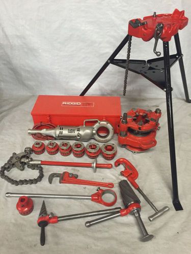 Ridgid 700, 141,set, pipe threader, rigid, 300, 1224, 1822, bolt, greenlee for sale