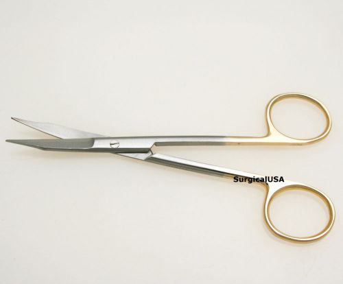 TC Goldman-Fox Scissors 5&#034; Curved Serrated Blades NEW SurgicalUSA Instruments
