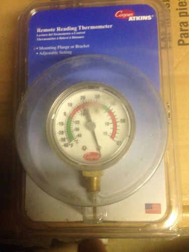 Cooper-Atkins Panel Thermometer, 6642-06-3, 2&#034; Dial, Strap Hanger, No Flange