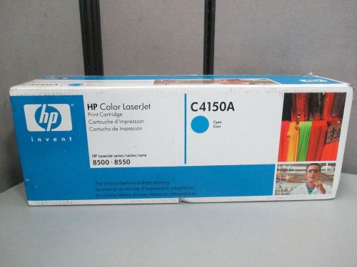 GENUINE HP C4150A CYAN PRINT CARTRIDGE LASERJET 8500/8550~SEALED BOX