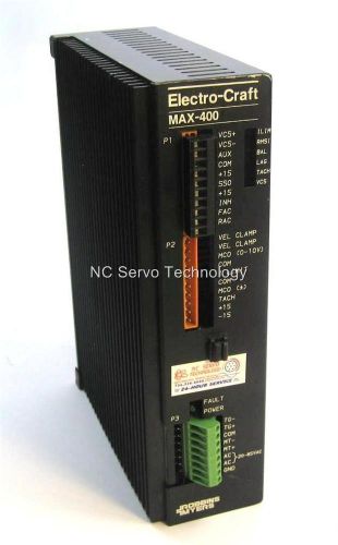 Electro-craft max-400 motor drive rebuilt w/warranty robbins-myers for sale