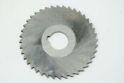 Straight Tooth Plain Milling Cutter 4 x 5/32 x 1 HS USA