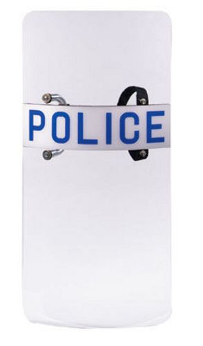 Police- law enforcement anti - riot shield 40 inches high x 20 inches wide for sale
