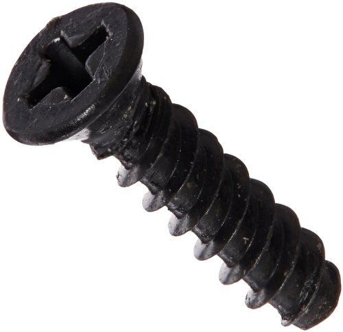 Small Parts Steel Thread Rolling Screw for Plastic, Black Oxide Finish, 82