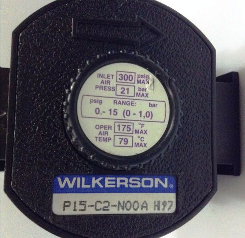 Wilkerson precision air regulator, p15-c2-n00a , 1/4&#034;, 0-15 psi for sale