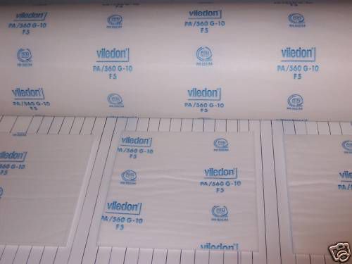 Viledon PA/560 G10 Booth Ceiling Filters for DeVilbiss Concept Cure 4 - 61&#034;x151&#034;