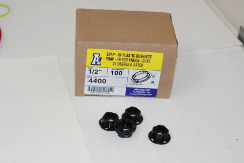 Ai fittings snap in plastic bushings 75 degree c rated cat 4400 1/2 inch  qty100
