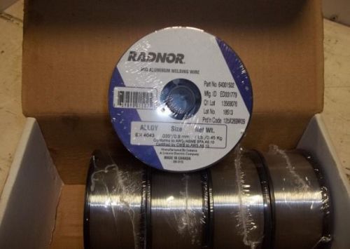 Hobart ER-4043 ALUMINUM MIG WIRE .035 X 1 LB SPOOL Lot Of 5 NIB