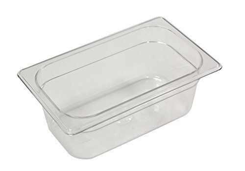 Rubbermaid commercial products fg111p00clr 1/4 size 2-1/2-quart cold food pan for sale