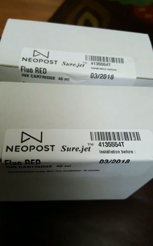 Neopost Fluo Red Ink Cartridge 4135554T - SEALED