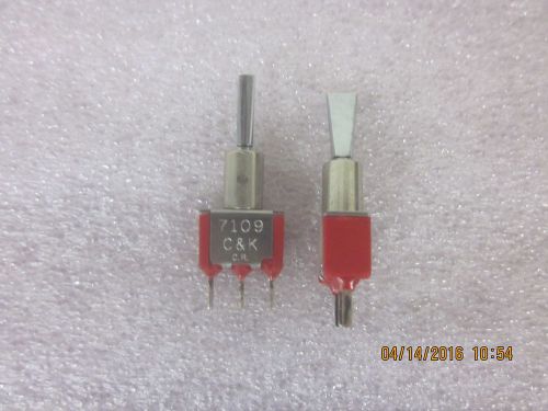 1 PC OF C&amp;K Components 7109P3YAV2QE Toggle Switch