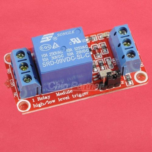 1pcs 9v 1-channel relay module with optocoupler h/l level triger for arduino for sale