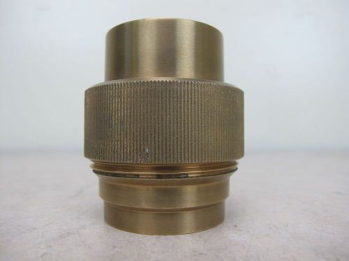 Brass Coupling Pipe Coupler Fitting 1-5/8&#034; Opening