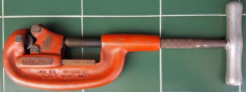 FREE SHIP! Ridgid Pipe Cutter Model 2-A 1/8&#034; - 2&#034;  Heavy Duty 3 Wheel Adjustable