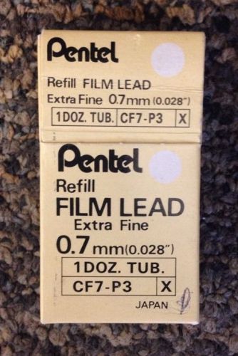 Pentel Mechanical Pencil Lead Refill 0.7mm CF7-P3 Extra Fine (12) x 12ea. 144 pc