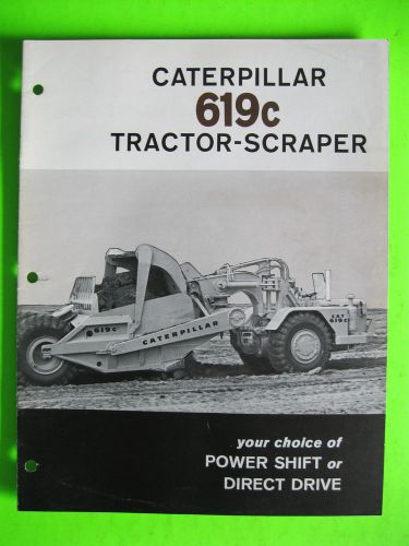 Caterpillar 619C Tractor-Scraper  Brochure