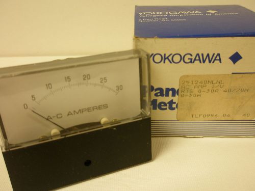 Yokogawa Panel Meter  0-30 AC Amps