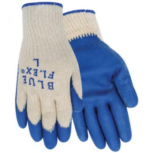 Medium, Blueflex Glove, Blue Red Steer Gloves A377-L 046065037728