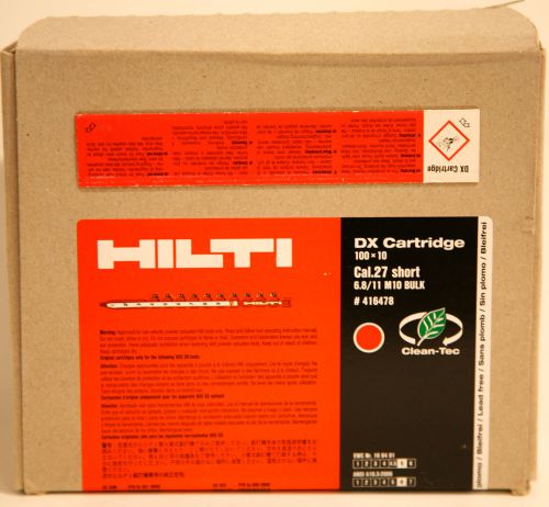 Cartridge 6.8/11 M10 .27 cal C-T G bulk Box of 1000