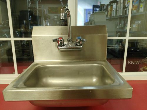 Stainless steel one compartment utility prep sink with faucet #1287 for sale