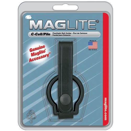 Madlite asxc046 black plain leather belt holder for c cell flashlight for sale