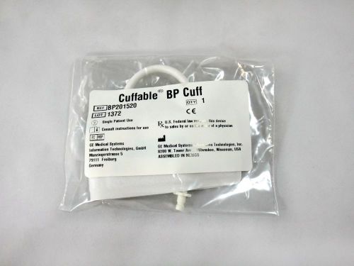 GE Vital Signs Inc. BP201520 Cuffable Neonate #3 BP Cuff (Single Cuff)