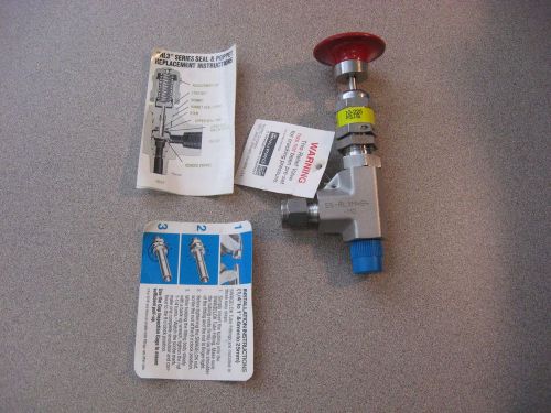 Swagelok nupro proportional relief valve, ss-rl3s4-mo -1/4&#034; tube fitting, new for sale