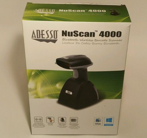 Adesso NuScan 4000B Bluetooth Wireless Barcode Scanner